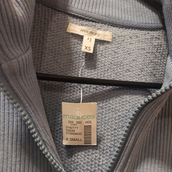 NWT Maurices women's Teddy Sherpa Sweatshirt. Size small - Picture 6 of 15